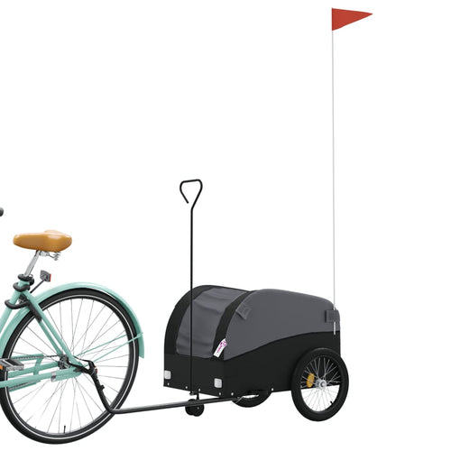 Cykelvagn svart 30 kg järn