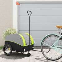 Cykelvagn svart och grön 45 kg järn